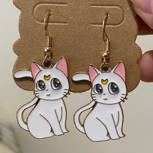 Sailor moon Artemis Earrings